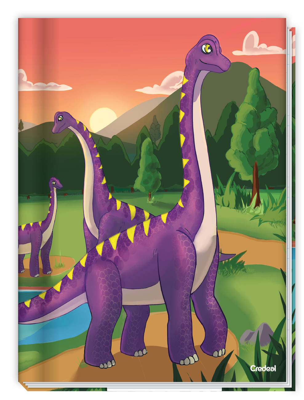 Super Dino - Caderno Costurado
