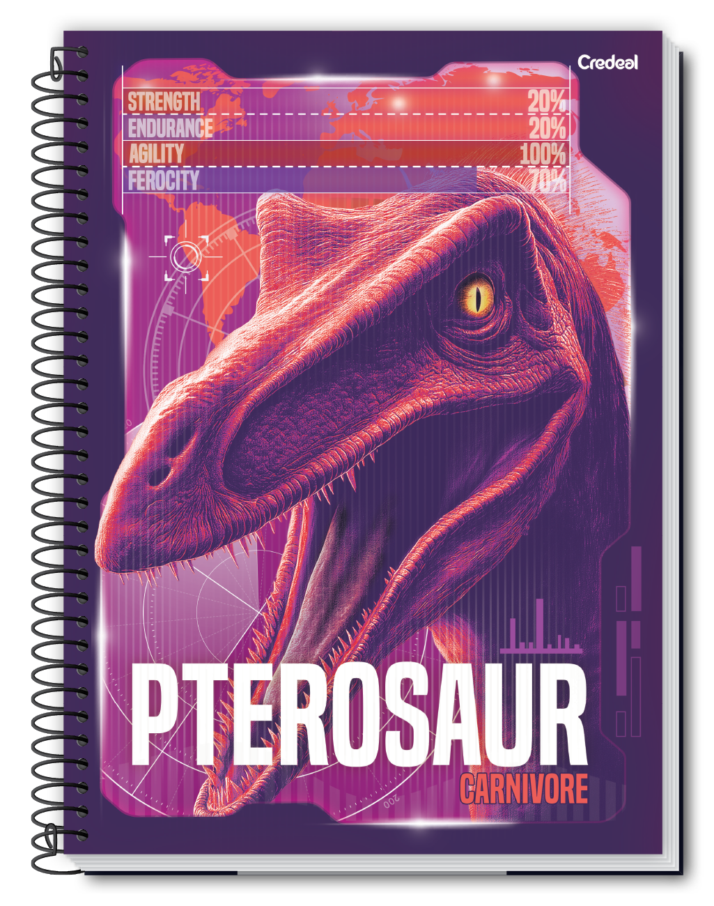 Super Dino - Caderno Espiral