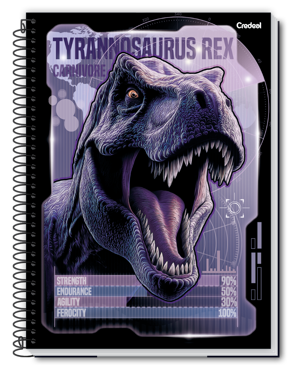 Super Dino - Caderno Espiral