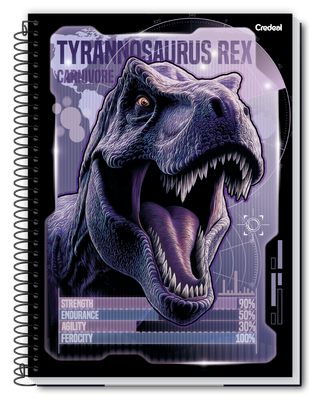 Super Dino - Caderno Espiral Super Dino - Caderno Espiral