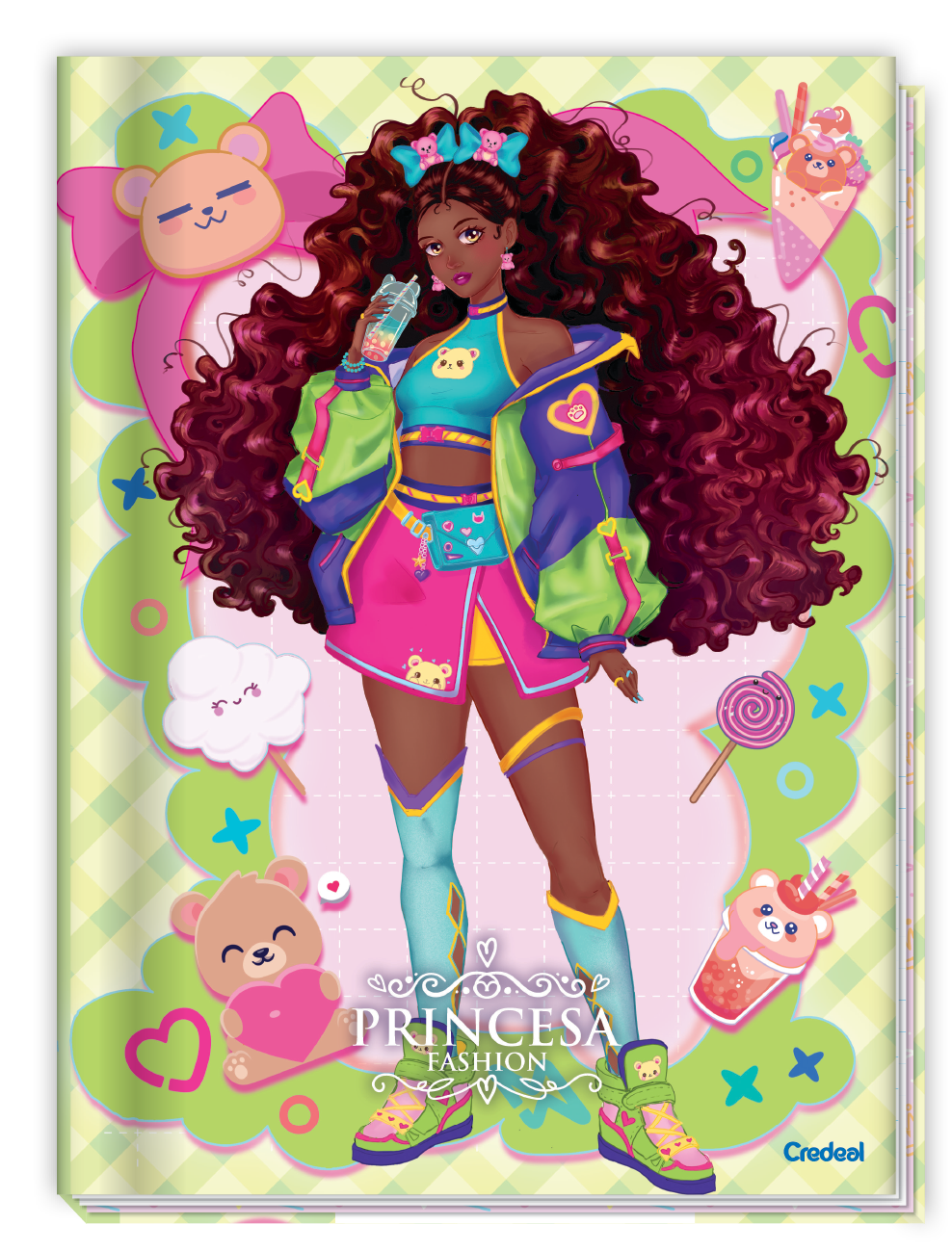 Princesa Fashion - Caderno Costurado
