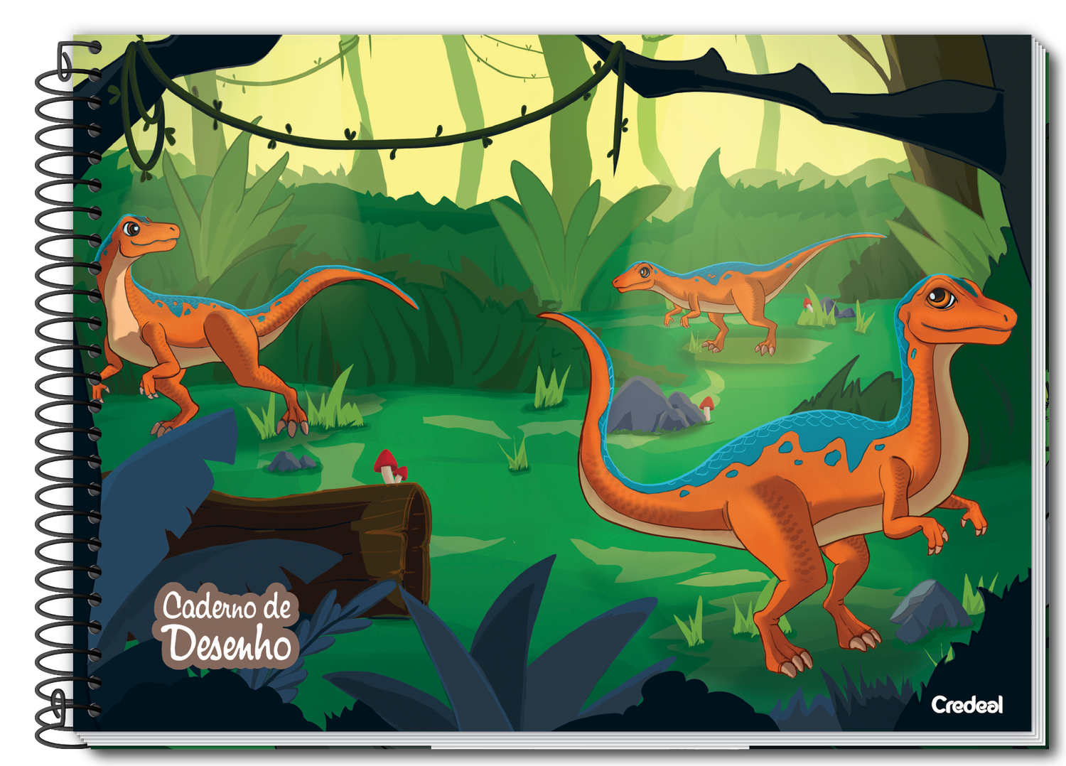 Super Dino - Caderno de Desenho