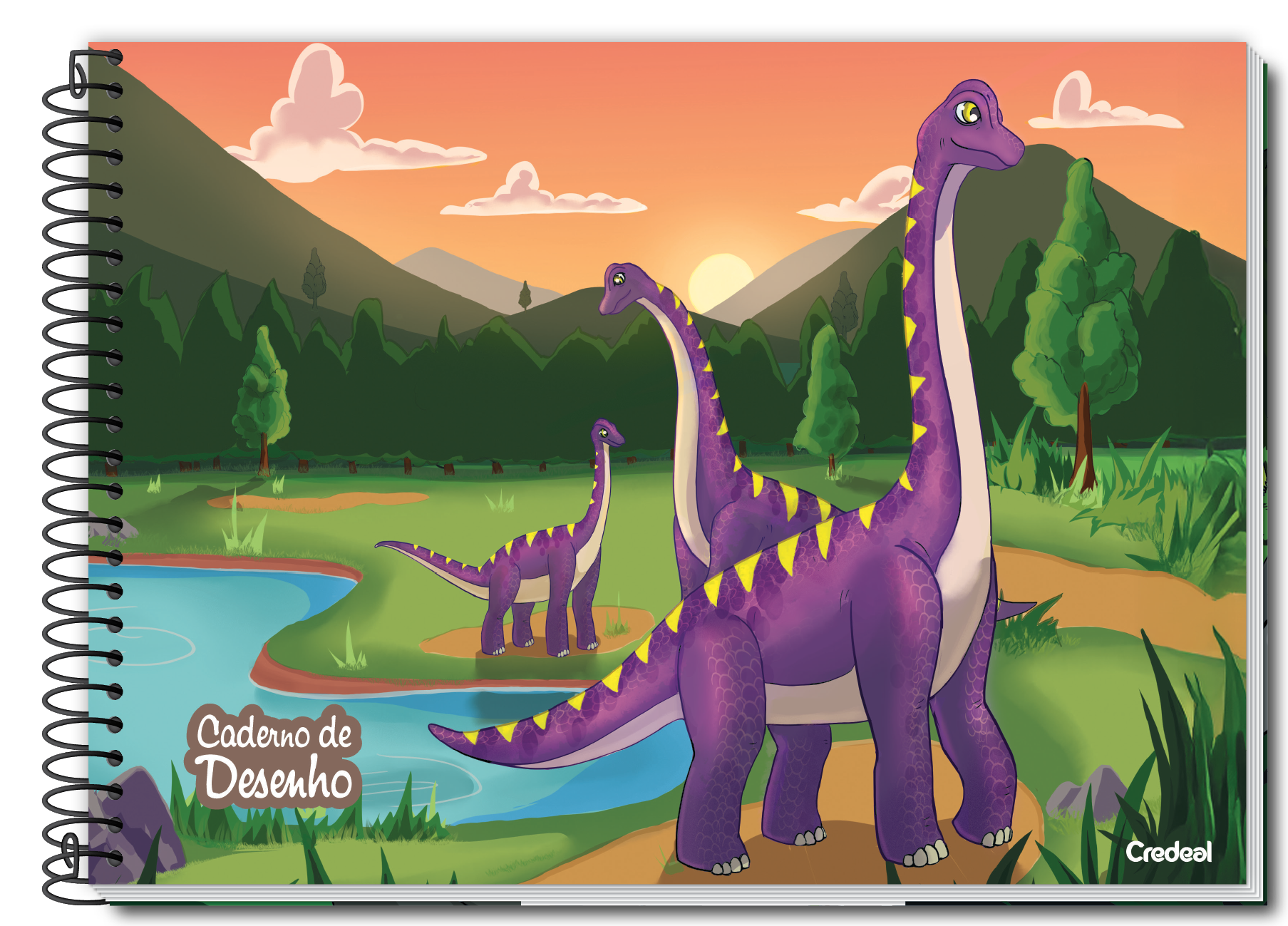 Super Dino - Caderno de Desenho