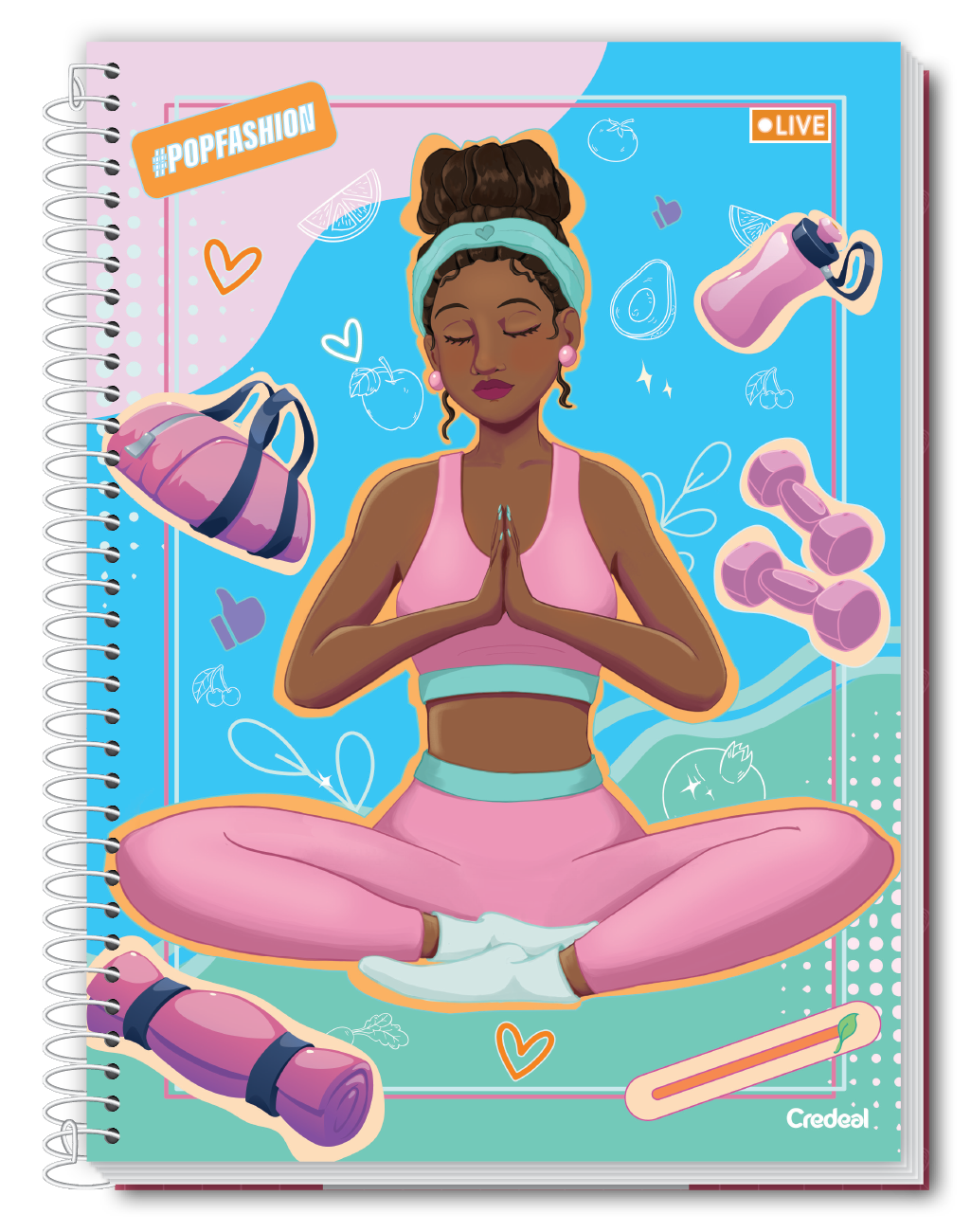 Pop Fashion - Caderno Espiral