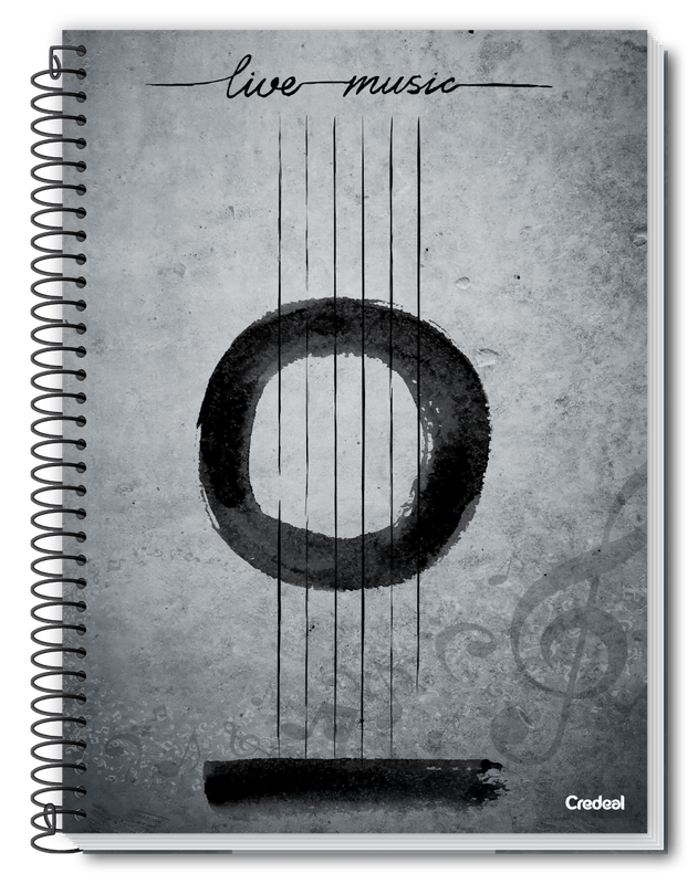Caderno de Música Espiral Caderno de Música Espiral