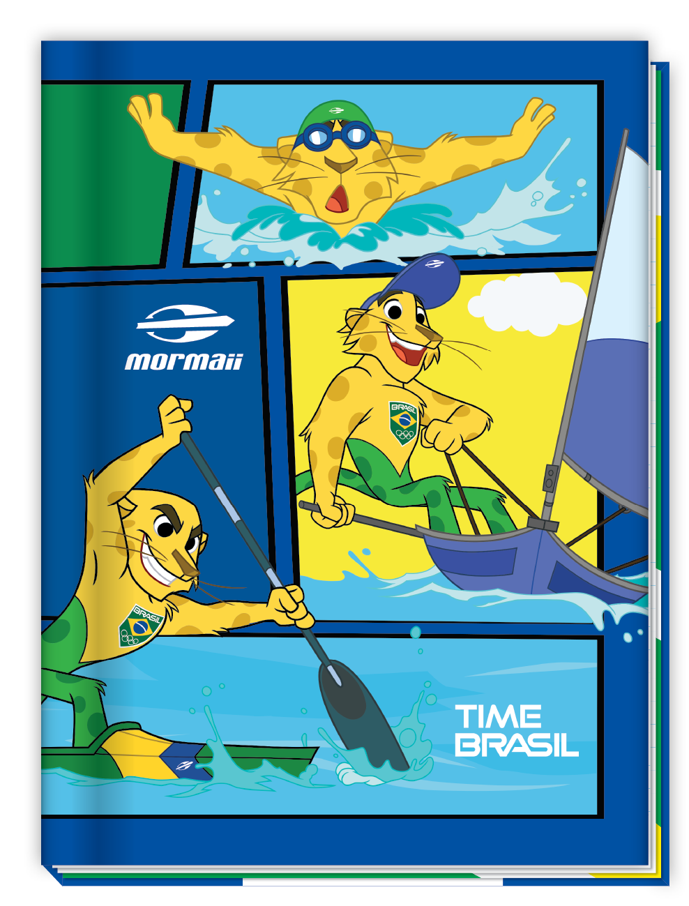 Time Brasil Mormaii - Caderno Costurado