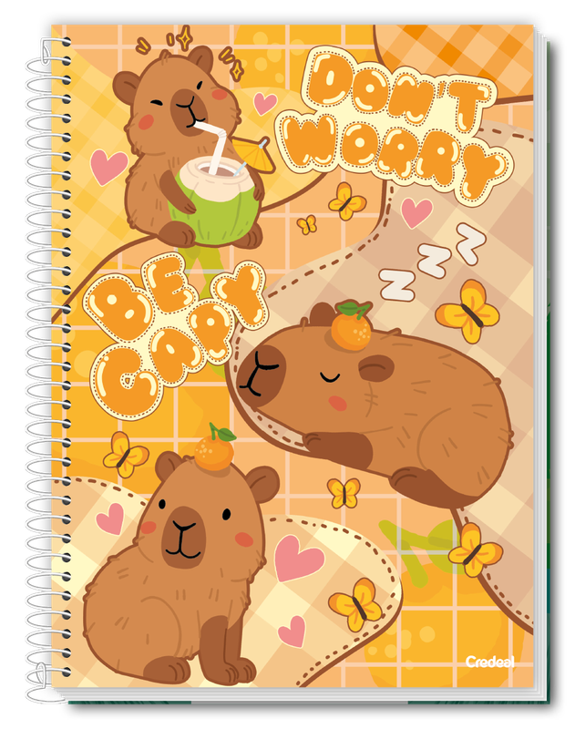 Be Capy - Caderno Espiral Be Capy - Caderno Espiral