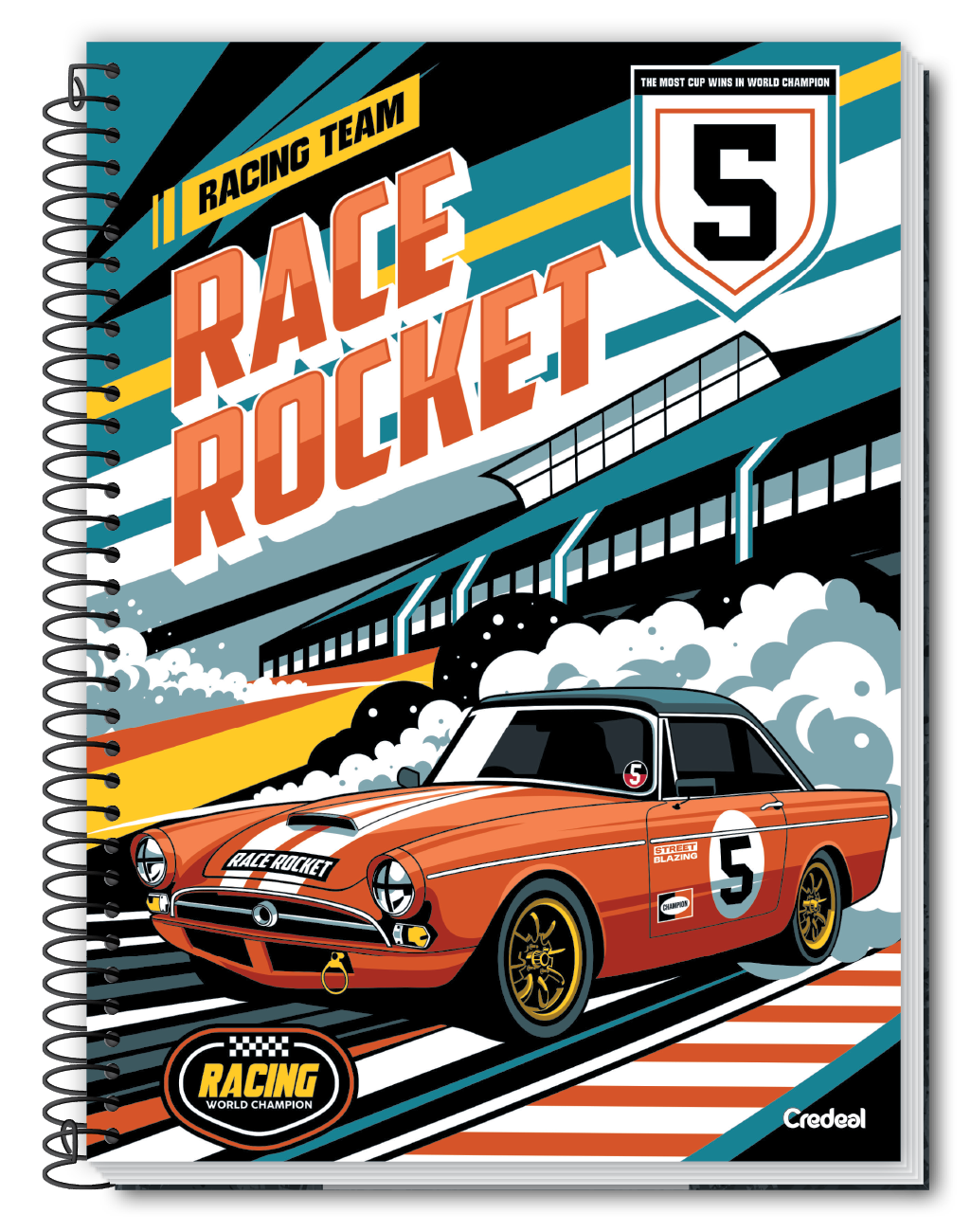 Super Cars - Caderno Espiral Super Cars - Caderno Espiral
