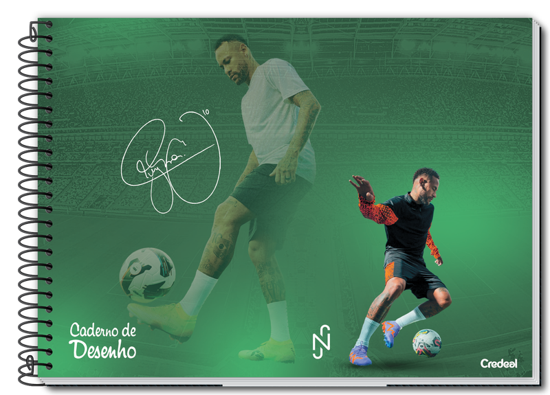 Neymar - Caderno de Desenho Neymar - Caderno de Desenho