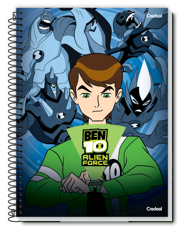 Ben 10 Light - Caderno Espiral Ben 10 Light - Caderno Espiral