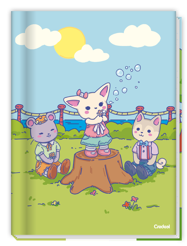 Tiny Tails - Caderno Costurado Tiny Tails - Caderno Costurado