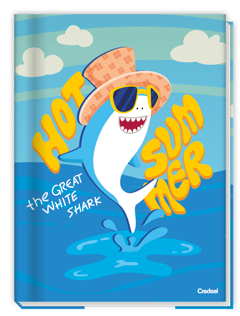 Sharkinhos - Caderno Costurado Sharkinhos - Caderno Costurado