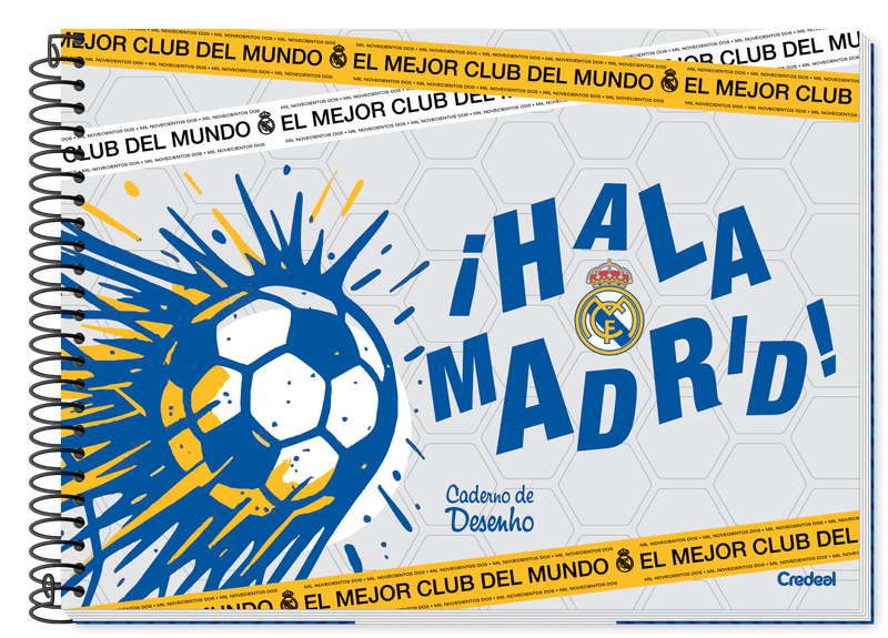 Real Madrid - Caderno de Desenho Real Madrid - Caderno de Desenho
