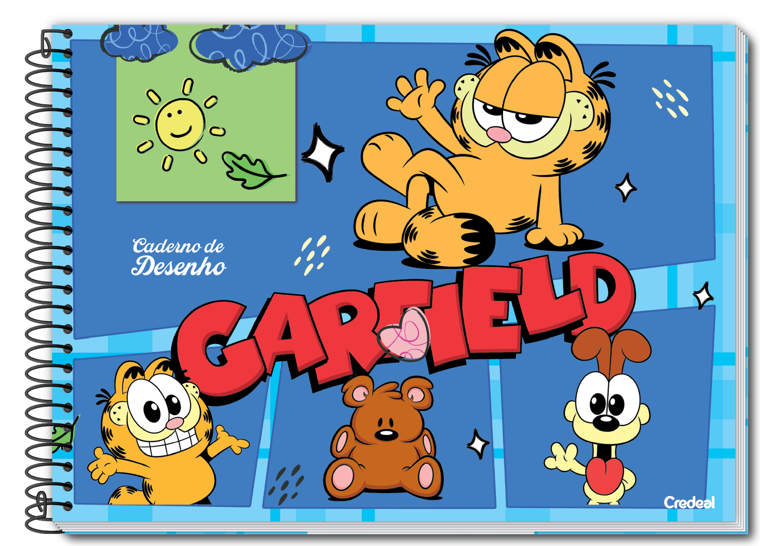 Garfield - Caderno Desenho Garfield - Caderno Desenho