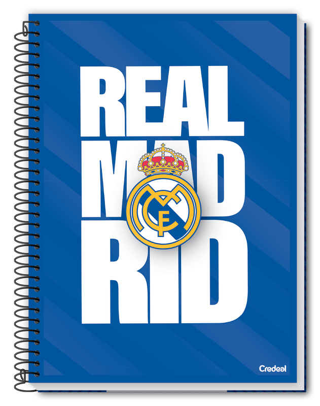 Real Madrid - Caderno Espiral Real Madrid - Caderno Espiral