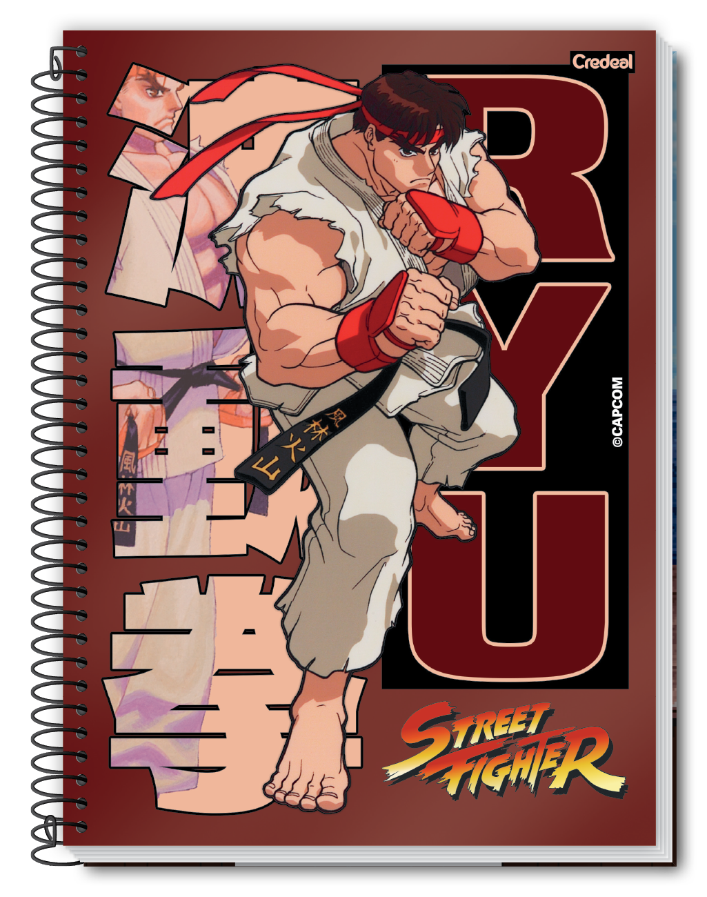 Street Fighter - Caderno Espiral
