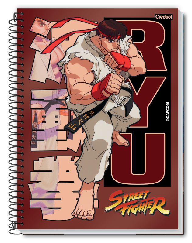 Street Fighter - Caderno Espiral