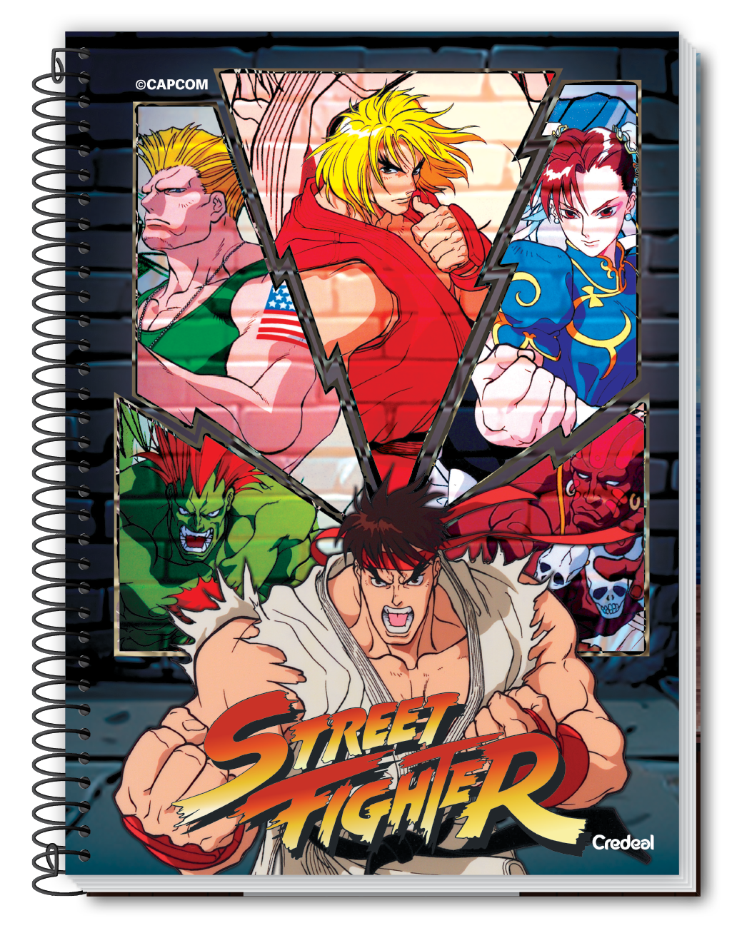 Street Fighter - Caderno Espiral