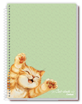 Cat-Itude -Caderno Espiral Cat-Itude -Caderno Espiral