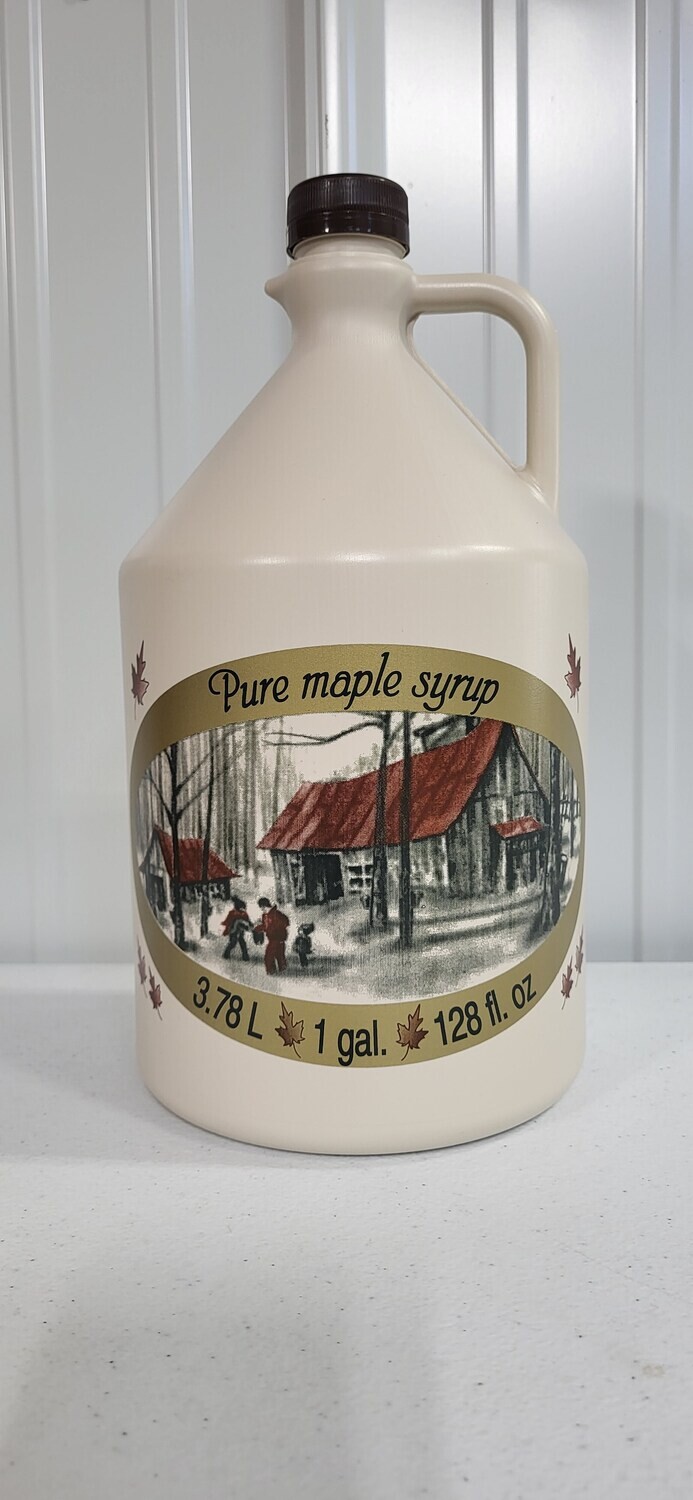 Maple Syrup 1 Gallon Plastic Jug (128 fl oz)