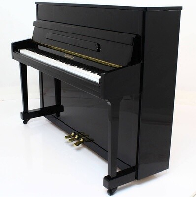 Steinhoven SU113 Upright Piano, Polished Ebony (113cm, 44.5&quot;) - FREE DELIVERY