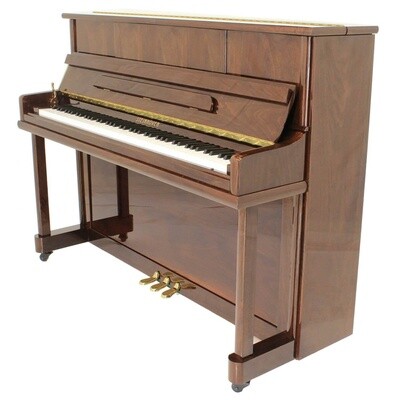 Steinhoven SU112 Upright Piano, Polished Walnut (112cm, 44&quot;) - FREE DELIVERY