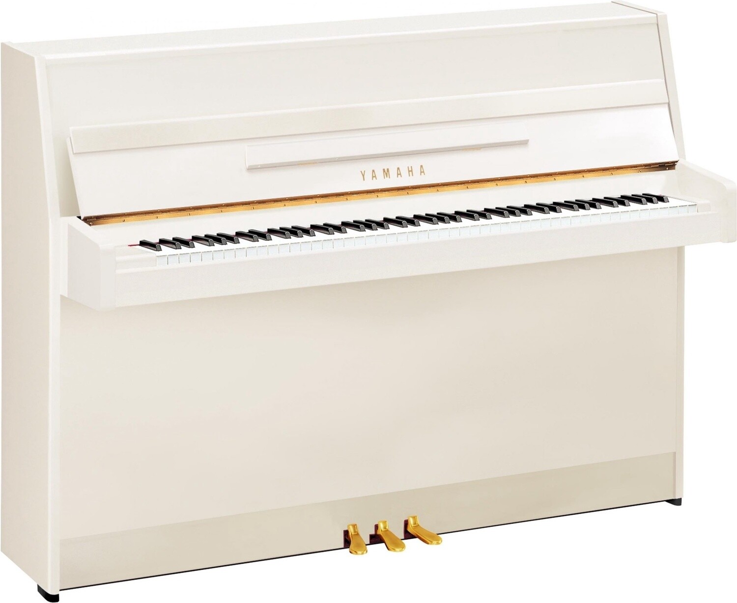 Yamaha B1 Upright Piano, Polished White - FREE DELIVERY