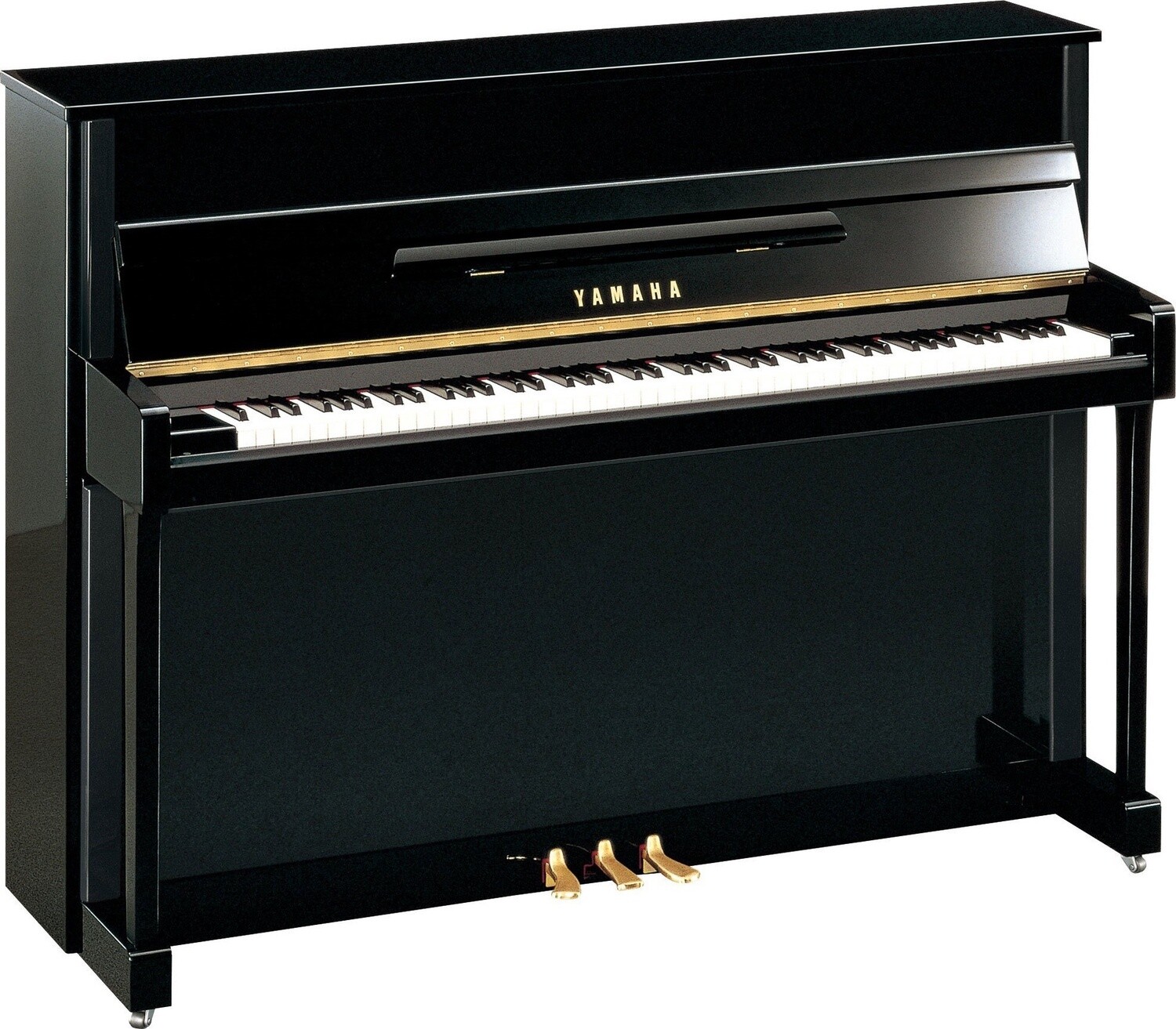 Yamaha B2E Upright Piano, Polished Ebony - FREE DELIVERY