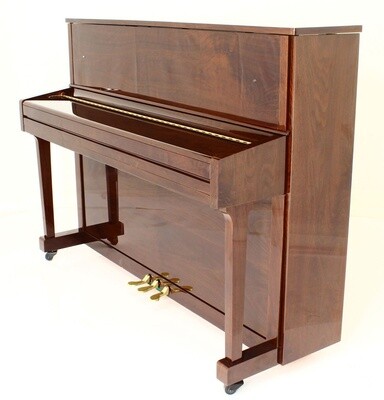 Steinhoven SU113 Upright Piano, Polished Walnut (113cm, 44.5&quot;) - FREE DELIVERY