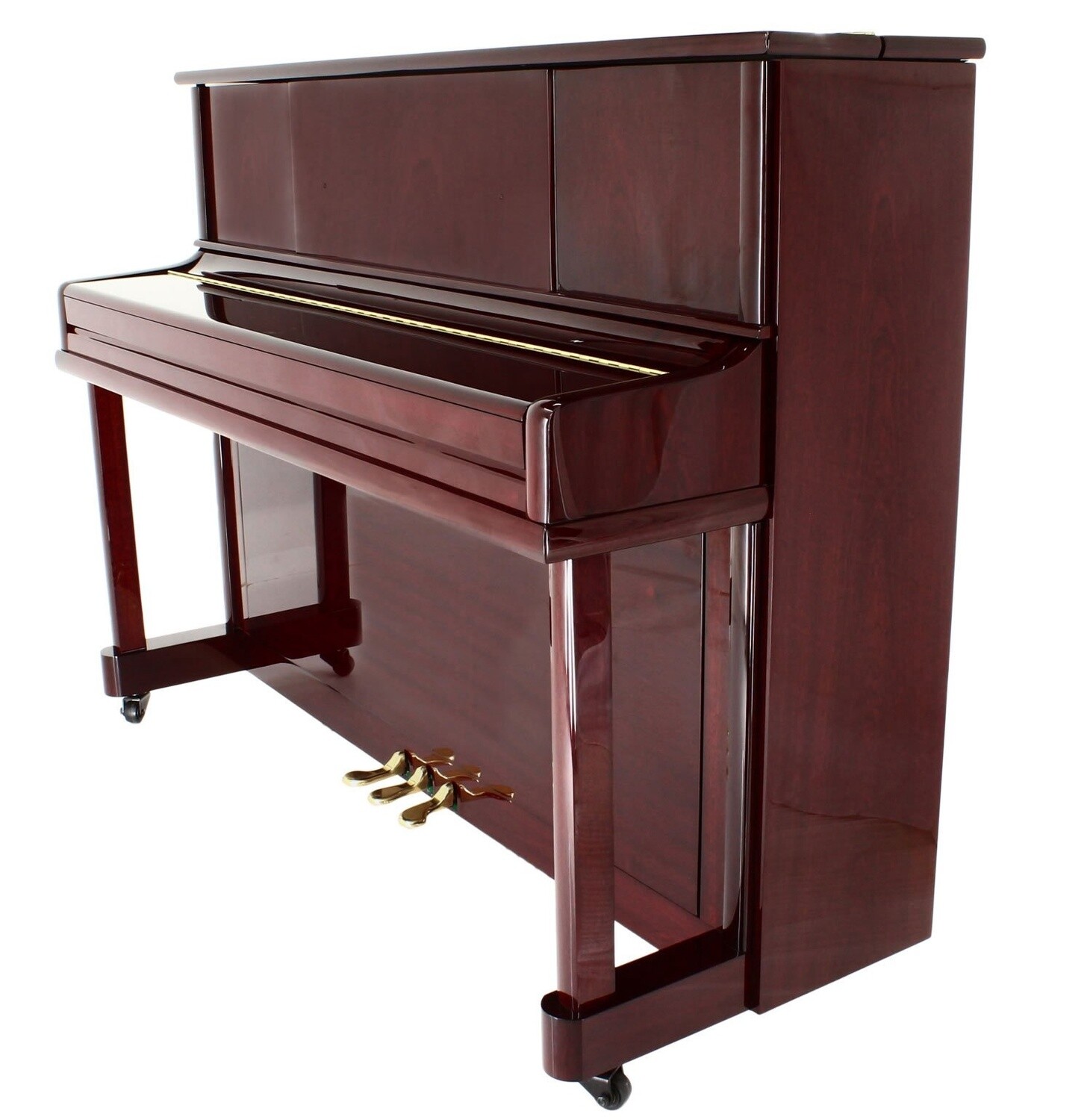 Steinhoven SU113 Upright Piano, Polished Mahogany (113cm, 44.5&quot;) - FREE DELIVERY
