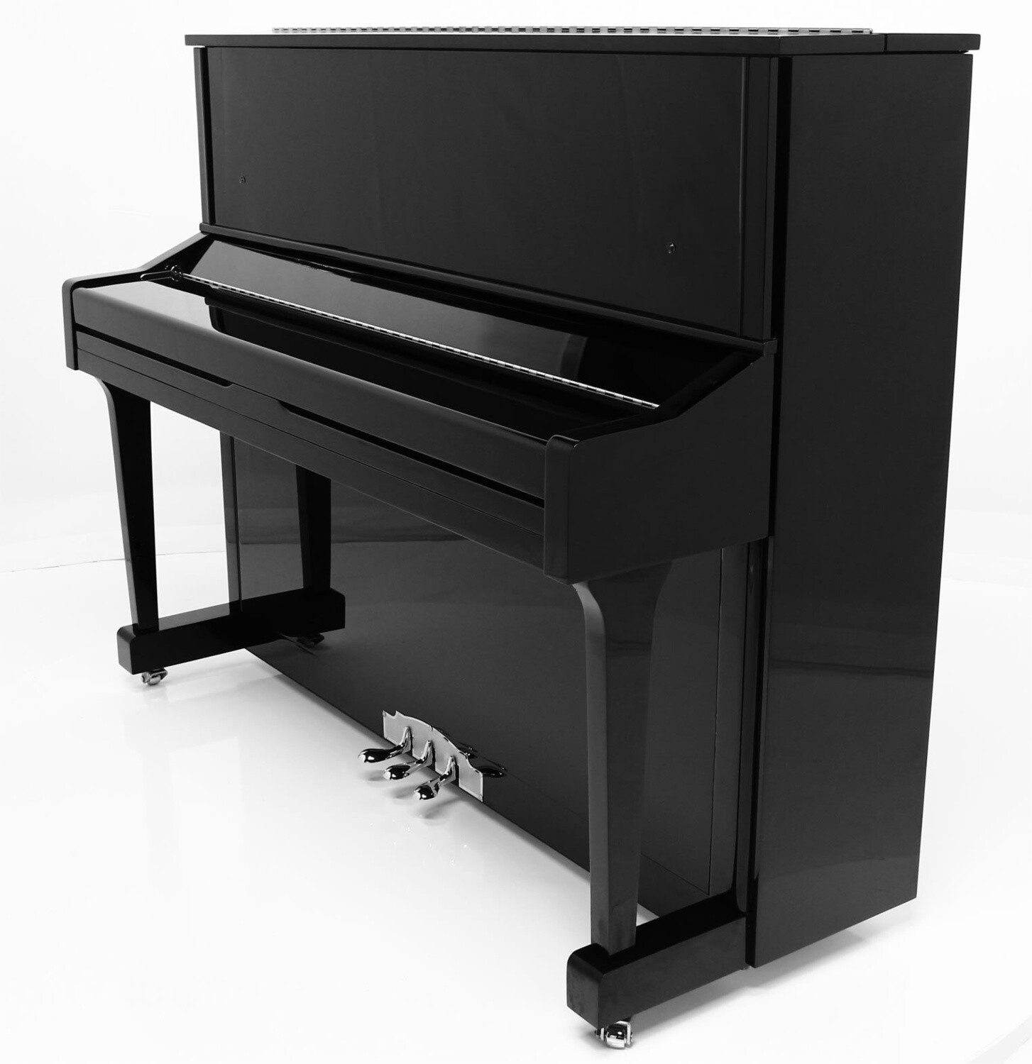 Steinhoven SU121 Upright Piano, Polished Ebony (121cm, 47.5&quot;) - FREE DELIVERY