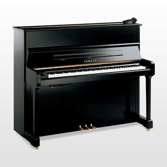 Yamaha P121SH Silent Upright Piano, Polished Black - FREE DELIVERY