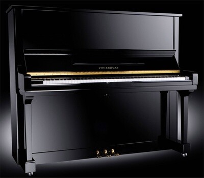 Steinhoven SU131 Upright Piano - Polished Ebony (131cm, 51.5&quot;) - FREE DELIVERY