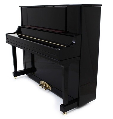 Steinhoven SU125 Upright Piano, Polished Ebony (125cm, 49&quot;) - FREE DELIVERY