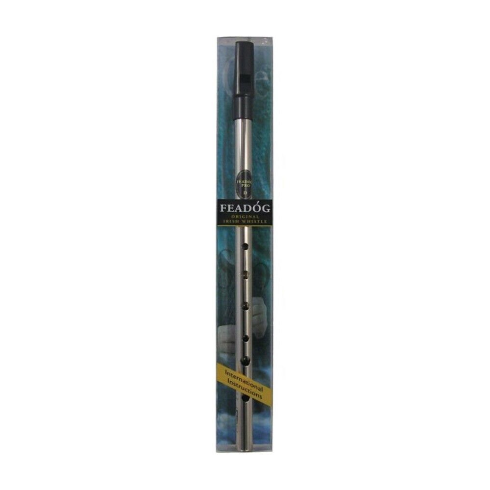 Feadog PRO D Whistle Black Top Black Body