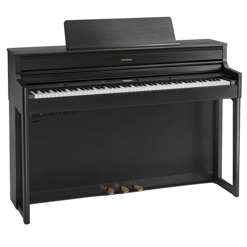 Roland HP704 Digital Piano, Charcoal Black - FREE DELIVERY