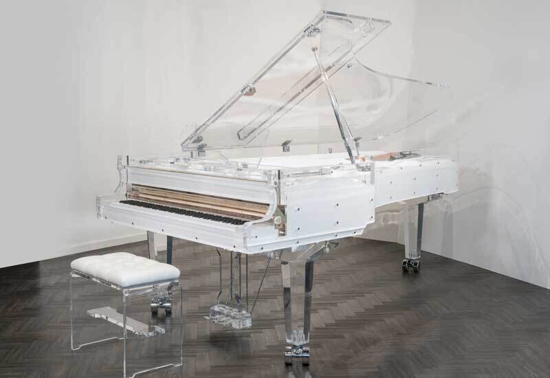 Steinhoven SG275 Crystal Grand Piano, Transparent (275cm, 9&#39;2&quot;) - FREE DELIVERY