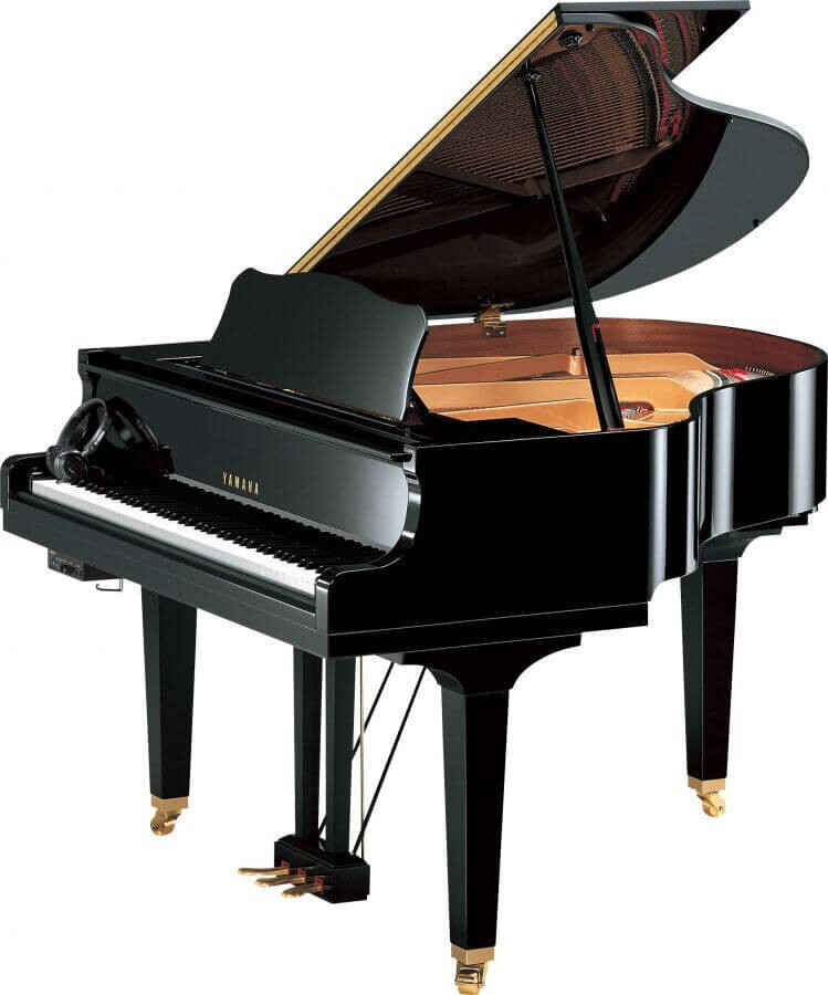 Yamaha GB1K SC2 Silent Baby Grand Piano, Polished Ebony - FREE DELIVERY