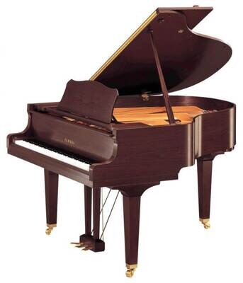 Yamaha GC2 Baby Grand Piano, Satin Walnut - FREE DELIVERY
