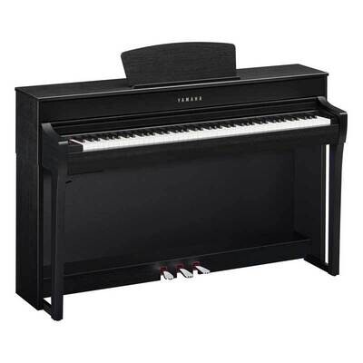 Yamaha CLP735 Digital Piano, Satin Black - FREE DELIVERY