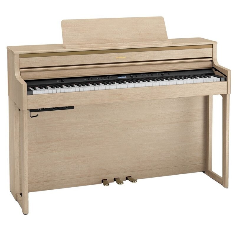 Roland HP704 Digital Piano, Light Oak - FREE DELIVERY