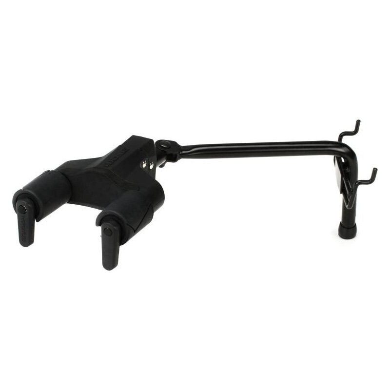 Hercules GSP40B PLUS Auto Grip System (AGS) Guitar Hanger, Pegboard Mount, Long Arm