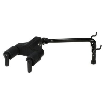 Hercules GSP40B PLUS Auto Grip System (AGS) Guitar Hanger, Pegboard Mount, Long Arm