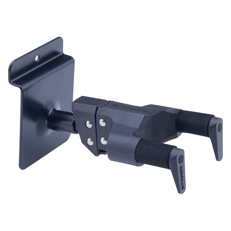 Hercules USP10SB Ukulele Hanger, Auto Grip System (AGS) Yoke, Slat Wall Base