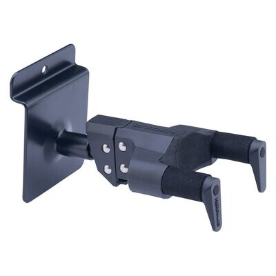 Hercules USP10SB Ukulele Hanger, Auto Grip System (AGS) Yoke, Slat Wall Base