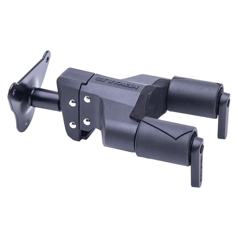 Hercules GSP39WB PLUS AGS Guitar Wall Hanger, Steel Wall Mount, NINA Adjustments, Short Arm