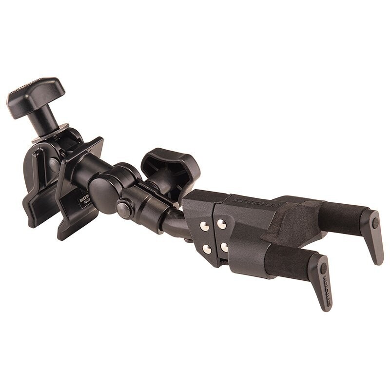 Hercules USP20CB Ukulele Clamp, Auto Grip System (AGS) Yoke, Fully Adjustable Clamp