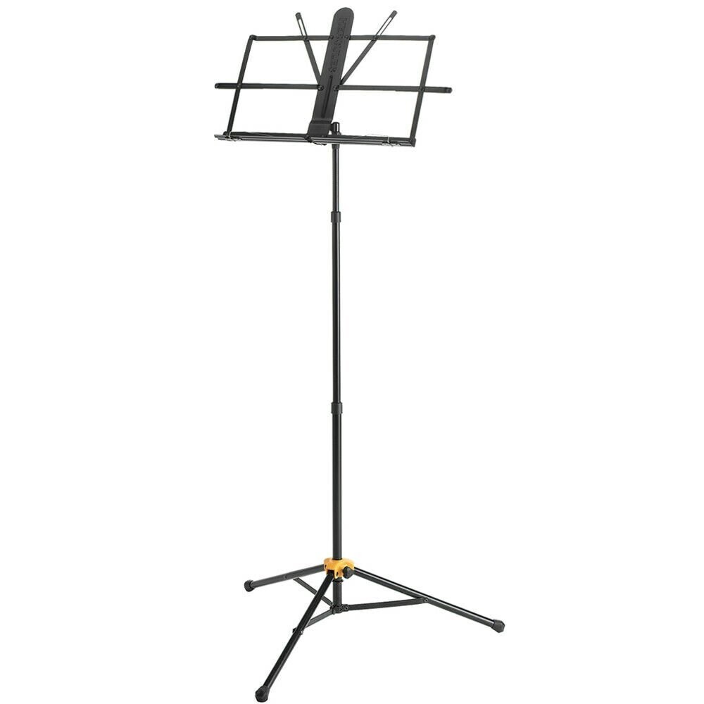 Music Stand Hercules BS118BB 3 Section Design with EZ Grip and Carry Bag