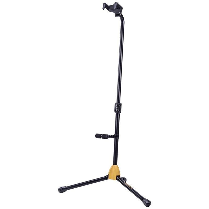 Hercules GS412BPLUS Single Guitar Stand, Auto Grip System, Adjustable Backrest