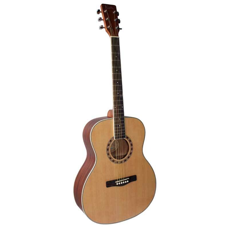 Koda 41&quot; Folk OM Style Acoustic Guitar, Spruce Top, Mahogany B&amp;S, Matt Natural